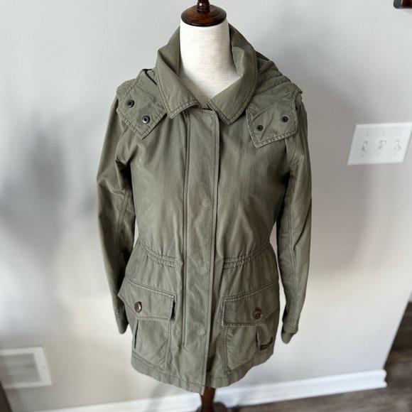 Abercrombie & Fitch Military Parka - Drawstring Waist - Removable Internal Vest - Picture 6 of 12